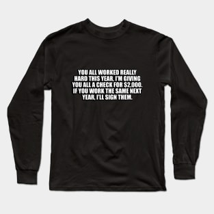 Cheap Jokes Long Sleeve T-Shirt